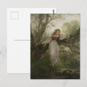 Ophelia Art by Victor Müller Postcard ポストカード (正面/裏面)