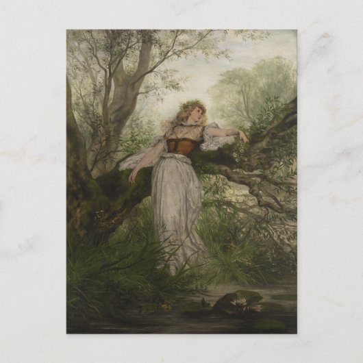 Ophelia Art by Victor Müller Postcard ポストカード (正面)