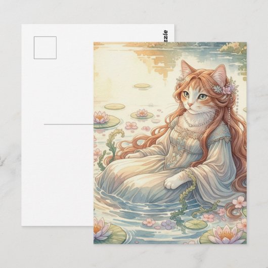 Ophelia as a Cat ポストカード (正面/裏面)