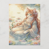 Ophelia as a Cat ポストカード (正面)