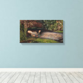 Ophelia by John Everett Millais キャンバスプリント (インサイチュ (ウッドフロア))
