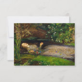 Ophelia by John Everett Millais サンキューカード (正面)