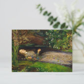 Ophelia by John Everett Millais サンキューカード (スタンド正面)