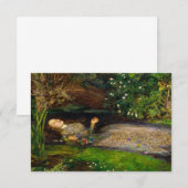 Ophelia by John Everett Millais サンキューカード (正面/裏面)