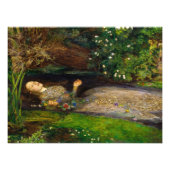 Ophelia by John Everett Millais フォトプリント (正面)