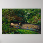 Ophelia by John Everett Millais ポスター (正面)