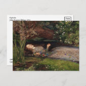 Ophelia by John Everett Millais ポストカード (正面/裏面)