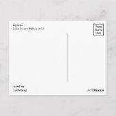 Ophelia by John Everett Millais ポストカード (裏面)