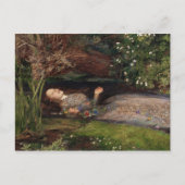 Ophelia by John Everett Millais ポストカード (正面)