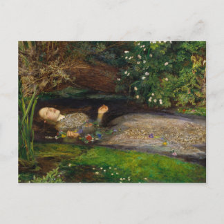 Ophelia by John Everett Millais ポストカード
