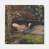 Ophelia by John Everett Millais マグネット (正面)