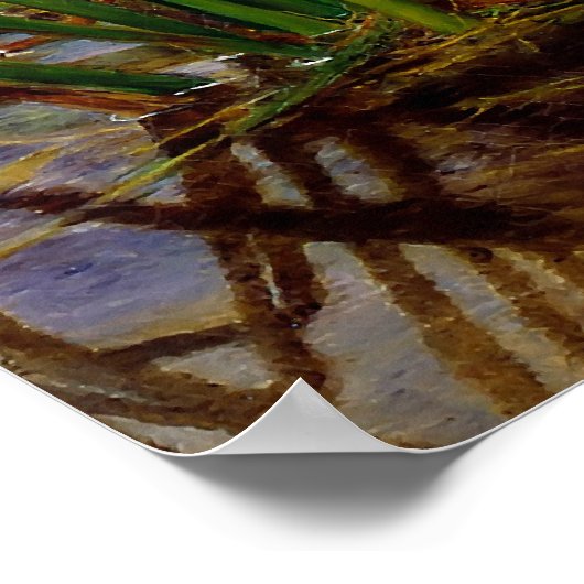 Ophelia by John Everett Millais (1851) ポスター (角)