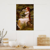 Ophelia by John William Waterhouse ポスター (キッチン)