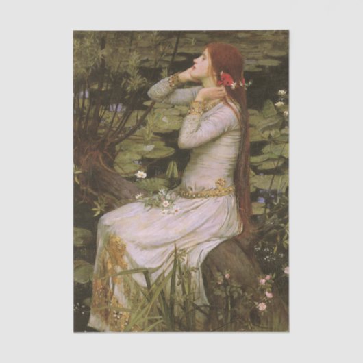 Ophelia by John William Waterhouse 薄葉紙 (正面)
