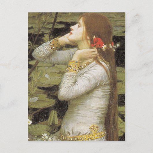OPHELiA, by John William Waterhouse, 1894 ポストカード (正面)