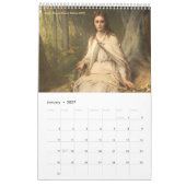 Ophelia Classic Art  Calendar カレンダー (1月 2027)