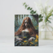 Ophelia Half-Submerged Original Art ポストカード (スタンド正面)