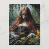 Ophelia Half-Submerged Original Art ポストカード (正面)