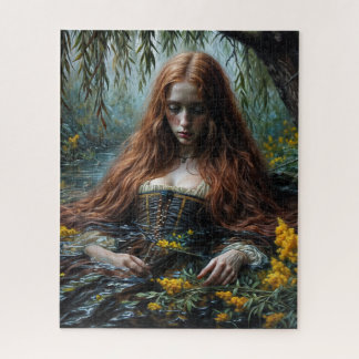 Ophelia In Water Original Art  ジグソーパズル