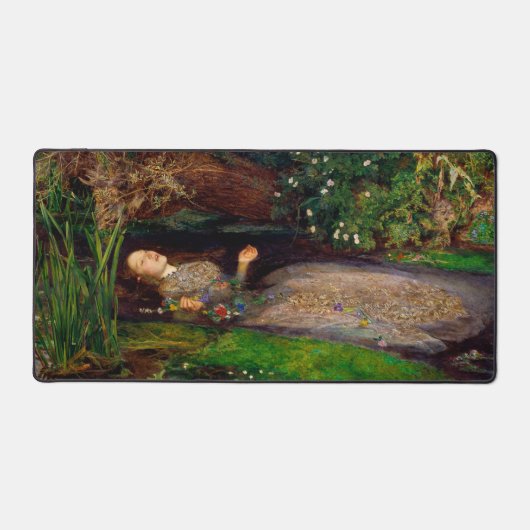 Ophelia、John Everett Millais デスクマット (正面)