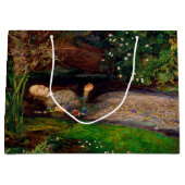 Ophelia、John Everett Millais ラージペーパーバッグ (正面)