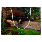 Ophelia、John Everett Millais ラージペーパーバッグ (裏面)
