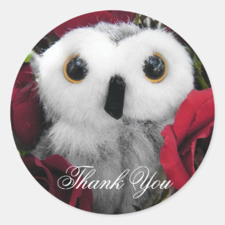 Ophelia & Theヴィンテージバラ – ありがとう ラウンドシール