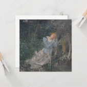Ophelia (Weeping Woman) (by Jules Bastien-Lepage) カード (正面/裏面インサイチュ)