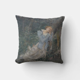 Ophelia (Weeping Woman) (by Jules Bastien-Lepage) クッション