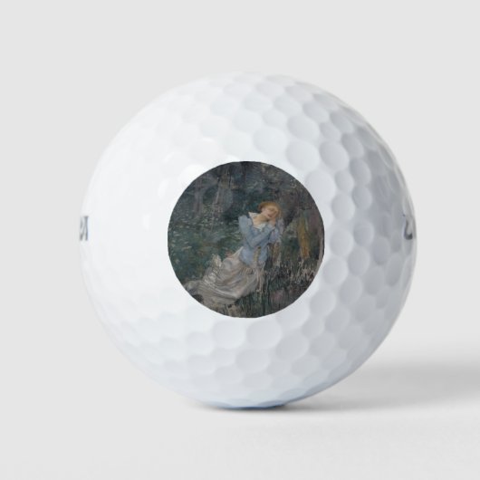 Ophelia (Weeping Woman) (by Jules Bastien-Lepage) ゴルフボール (正面)
