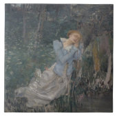 Ophelia (Weeping Woman) (by Jules Bastien-Lepage) タイル (正面)