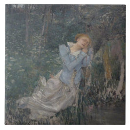 Ophelia (Weeping Woman) (by Jules Bastien-Lepage) タイル