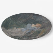 Ophelia (Weeping Woman) (by Jules Bastien-Lepage) ペーパープレート (アングル)