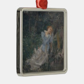 Ophelia (Weeping Woman) (by Jules Bastien-Lepage) メタルオーナメント (右)