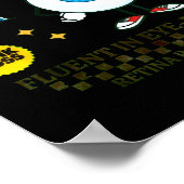 Ophthalmologist Retro Eye Doctor Gift Optometry Nu ポスター (角)