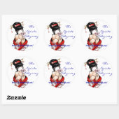 Opiate Odyssey "ギア"ステッカー！ ラウンドシール (シート)