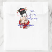 Opiate Odyssey "ギア"ステッカー！ ラウンドシール (バッグ)