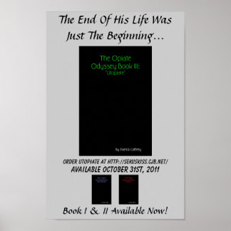 Opiate Odyssey Book III：ユートピアートプロモポスター ポスター
