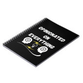 Opinionated On Everything ノートブック (左側)