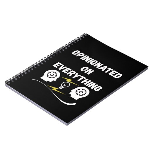 Opinionated On Everything ノートブック (左側)