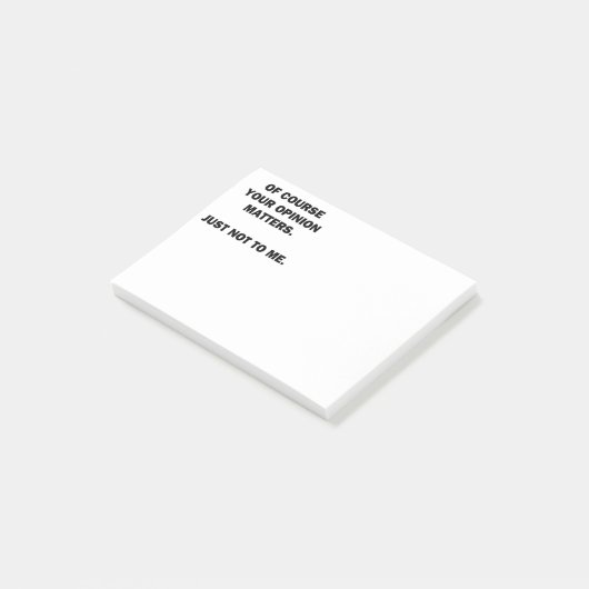 Opinonのあなたの問題 ポストイット (アングル)