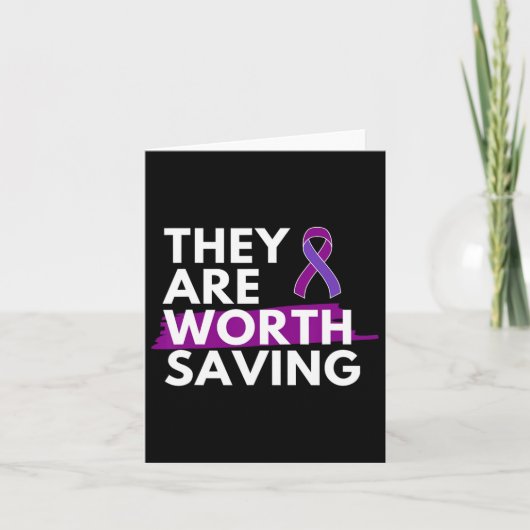 Opioid Awareness Month Lost Loved One To Overdose  カード (正面)