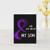 Opioid Awareness Month Lost Loved One To Overdose  カード (黄色い花)