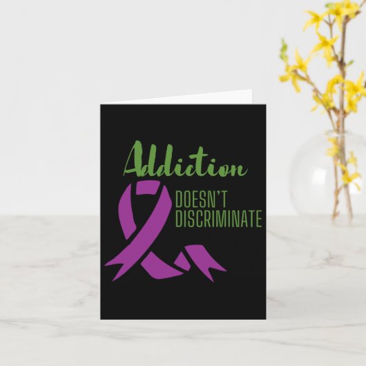 Opioid Awareness Month Lost Loved One To Overdose カード (黄色い花)