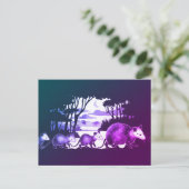 Opossum家族の森の清算はがき ポストカード (スタンド正面)