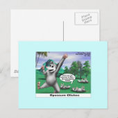 OPossum遊の消印 ポストカード (正面/裏面)