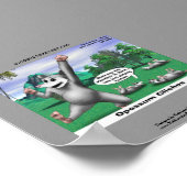 OPossum遊のDead Canvasおもしろい Print ポスター (角)