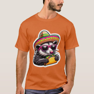 OPOSSUM食べのTACO Tシャツ