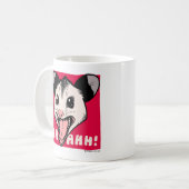 Opossum "AHHH" and "UGH..." コーヒーマグカップ (正面左)