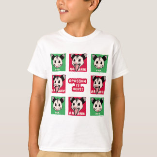 Opossum "AHHH" and "UGH..." Tシャツ